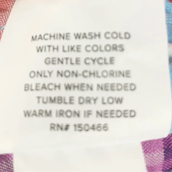 Rye by Hawker Rye Seersucker Plaid Button Front Short Sleeve size XL - Picture 11 of 11